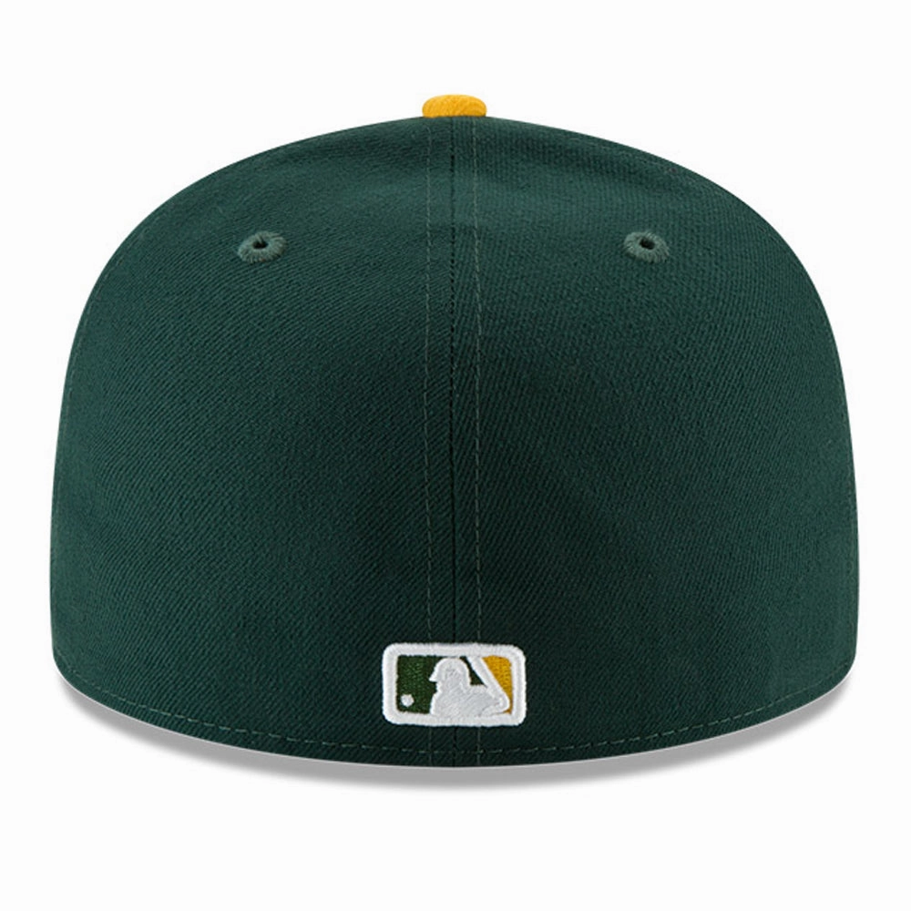 New Era 59Fifty Authentic Collection Oakland Athletics Home Hat - Green, Gold