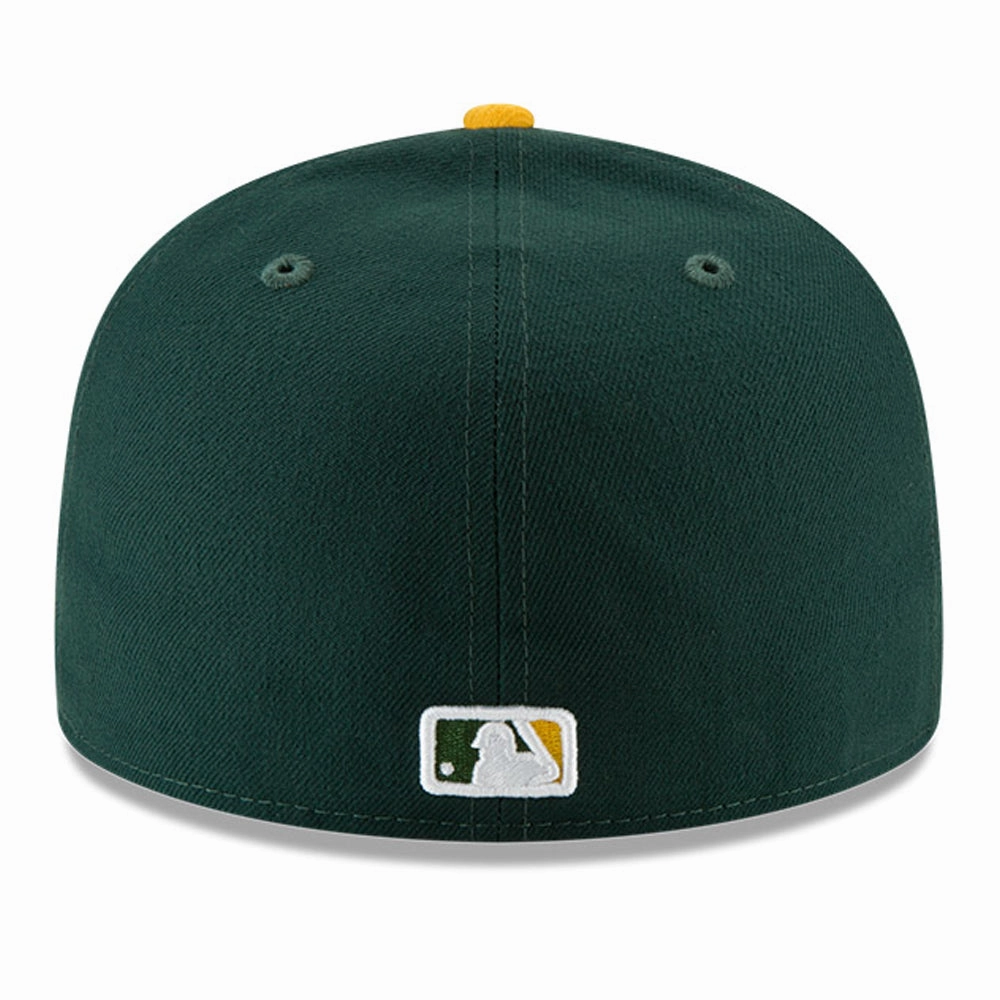 New Era 59Fifty Authentic Collection Oakland Athletics Home Hat - Green, Gold