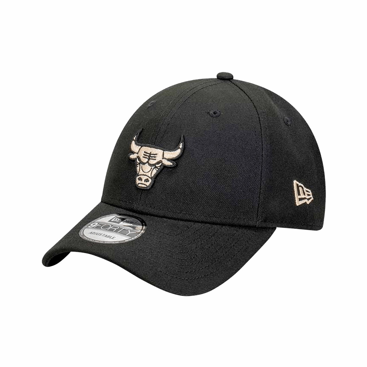 New Era Chicago Bulls Repreve® Black Oat 9Forty Adjustable Cap