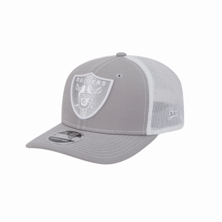 New Era Las Vegas Raiders 9SEVENTY Snapback Trucker  - Grey