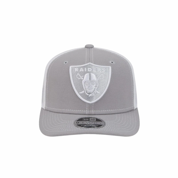New Era Las Vegas Raiders 9SEVENTY Snapback Trucker  - Grey