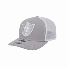 New Era Las Vegas Raiders 9SEVENTY Snapback Trucker  - Grey