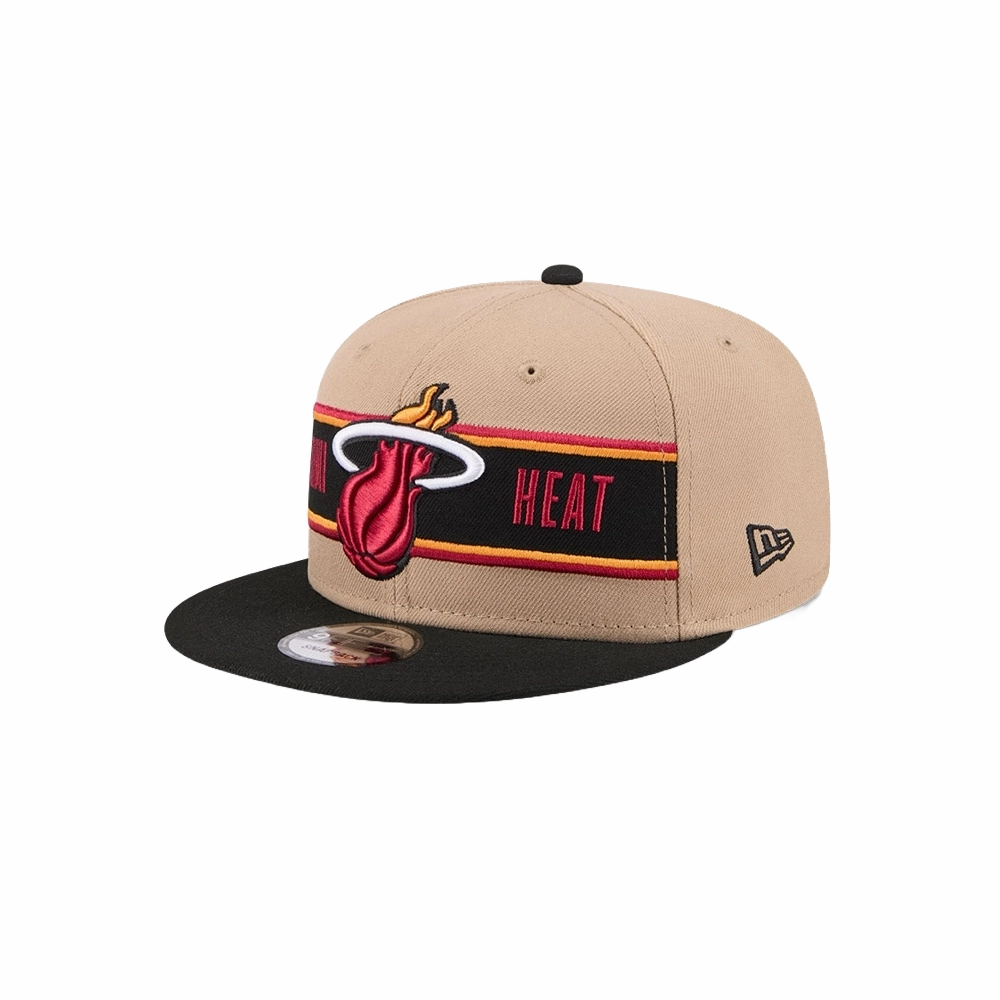 New Era Miami HEAT 2024 Draft Youth Snapback