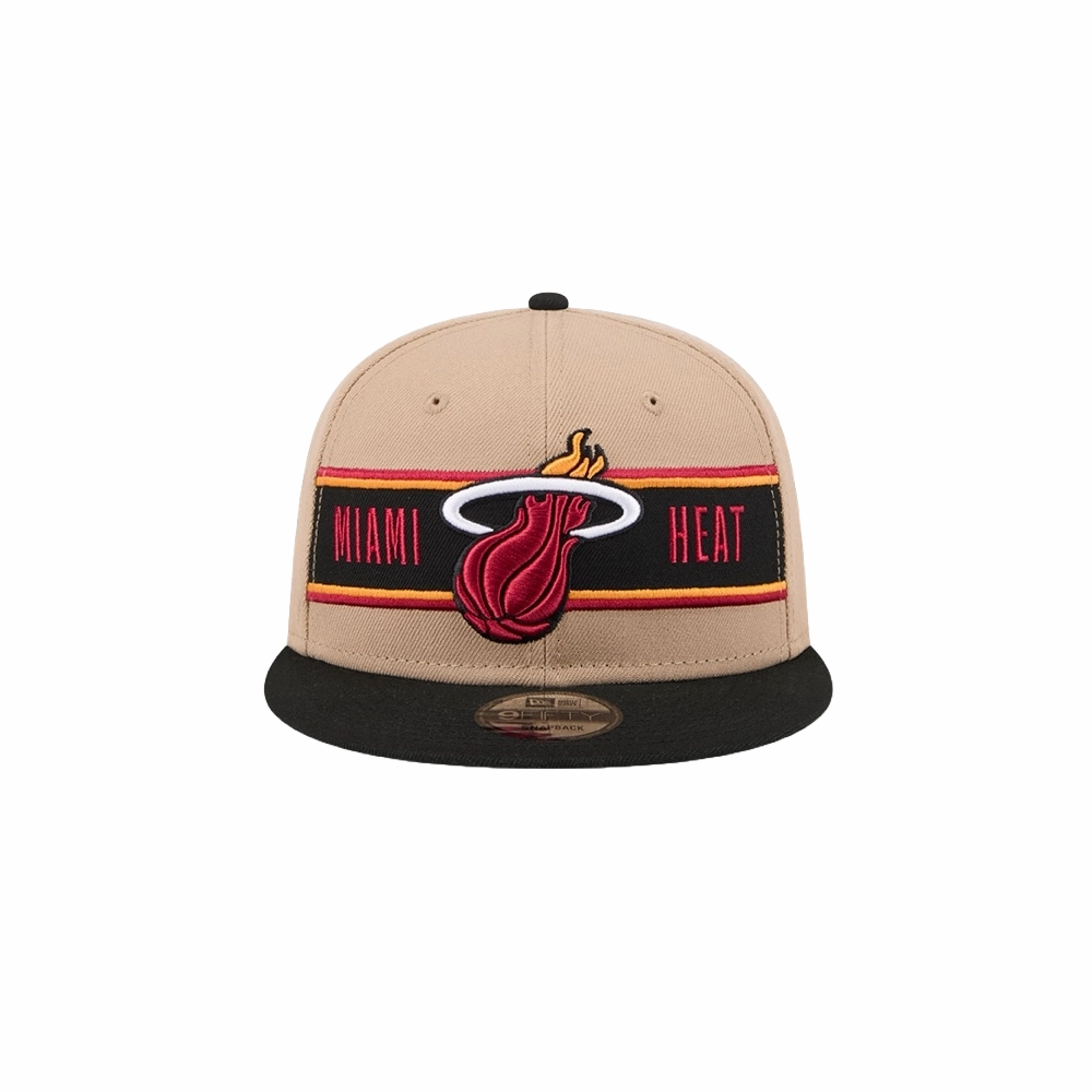 New Era Miami HEAT 2024 Draft Youth Snapback