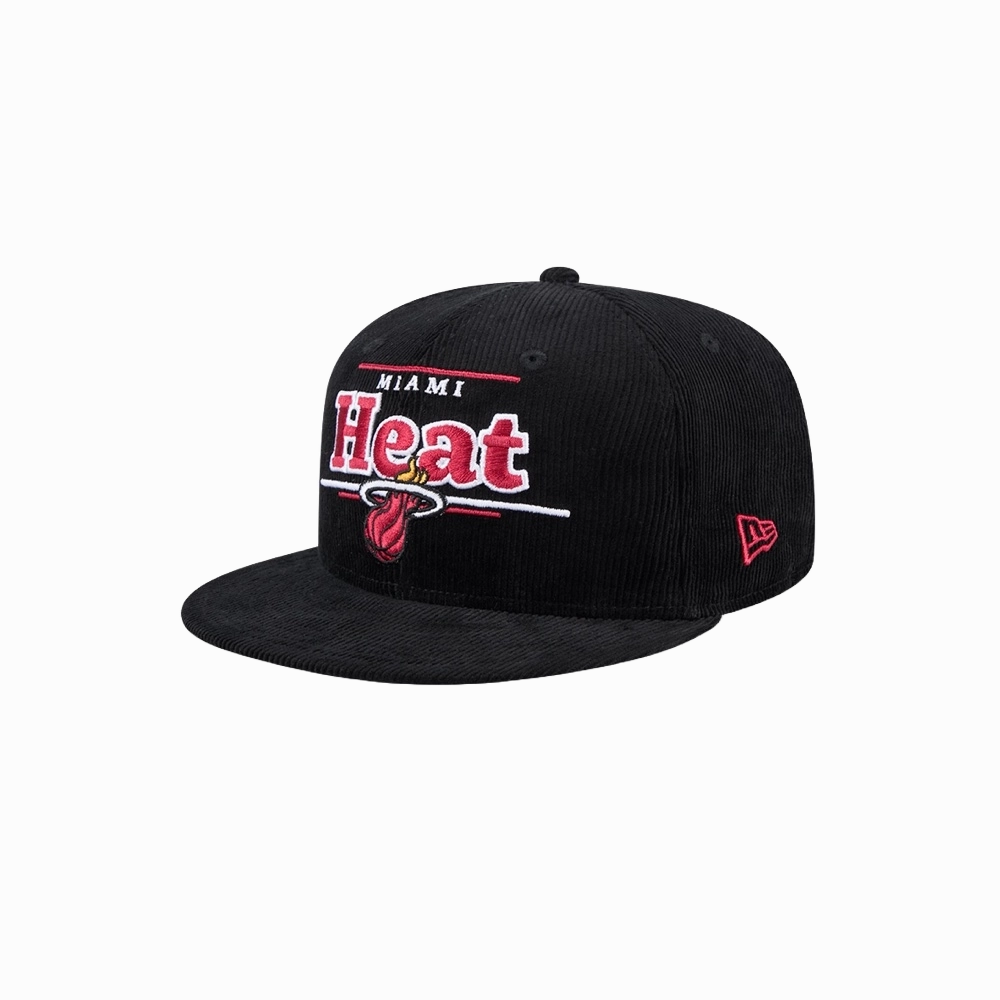 New Era Miami HEAT Corduroy Snapback