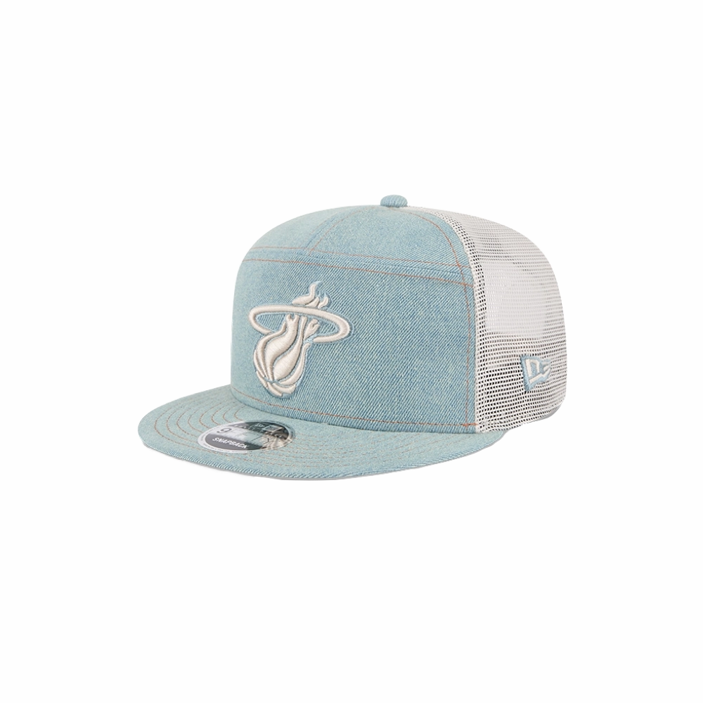New Era Miami HEAT Denim Snapback