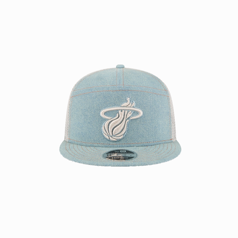 New Era Miami HEAT Denim Snapback