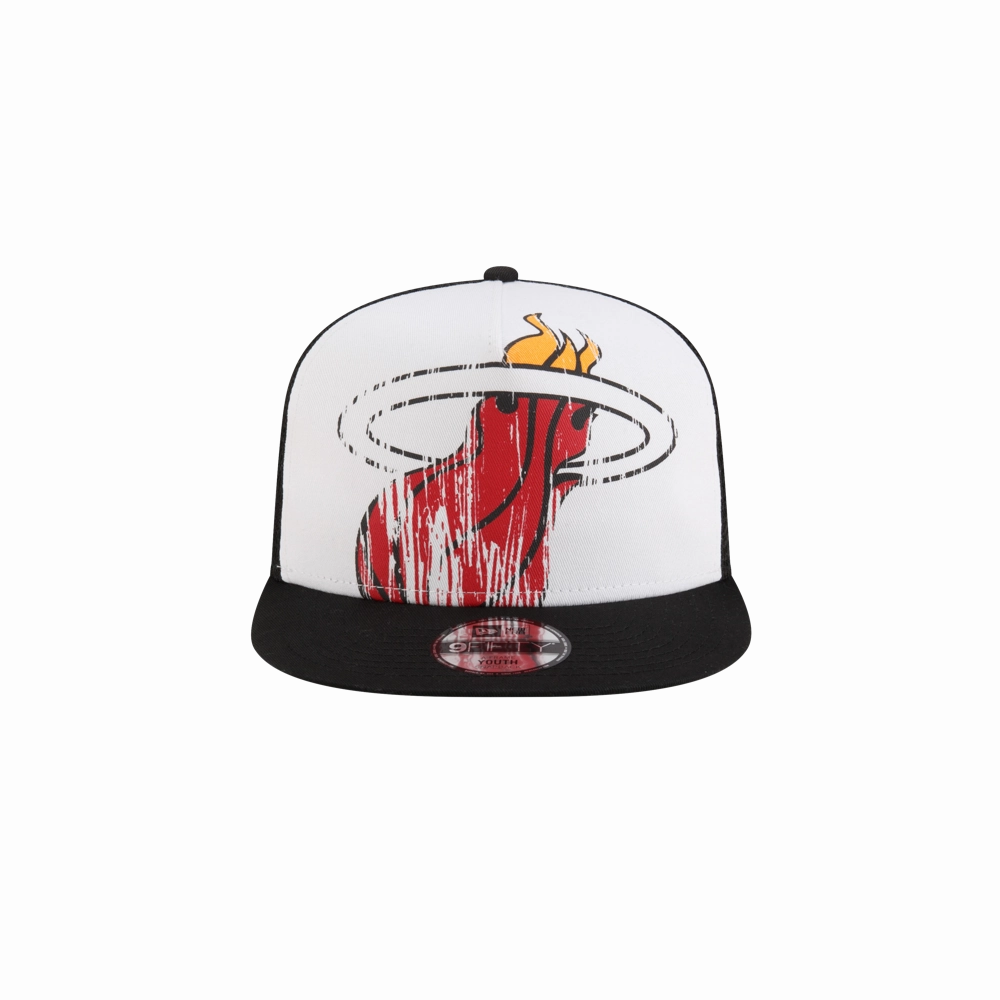 New Era Miami HEAT Distressed Youth Snapback