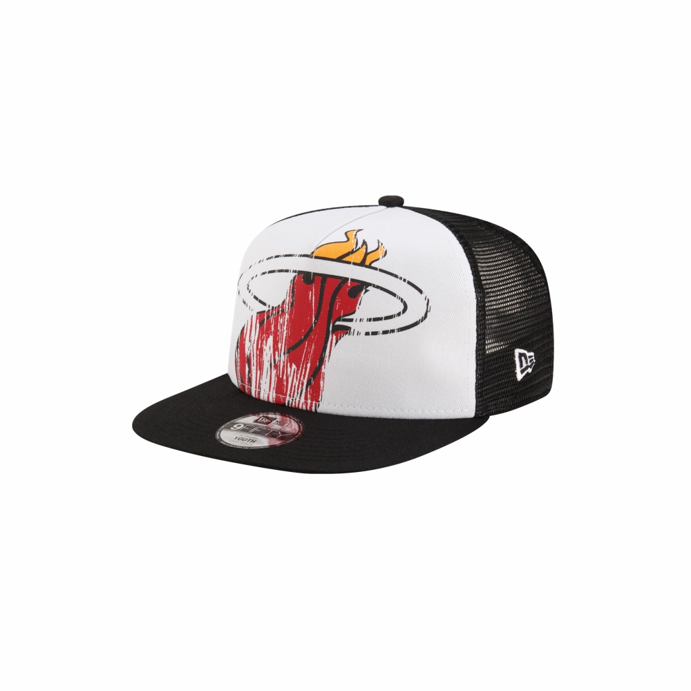 New Era Miami HEAT Distressed Youth Snapback