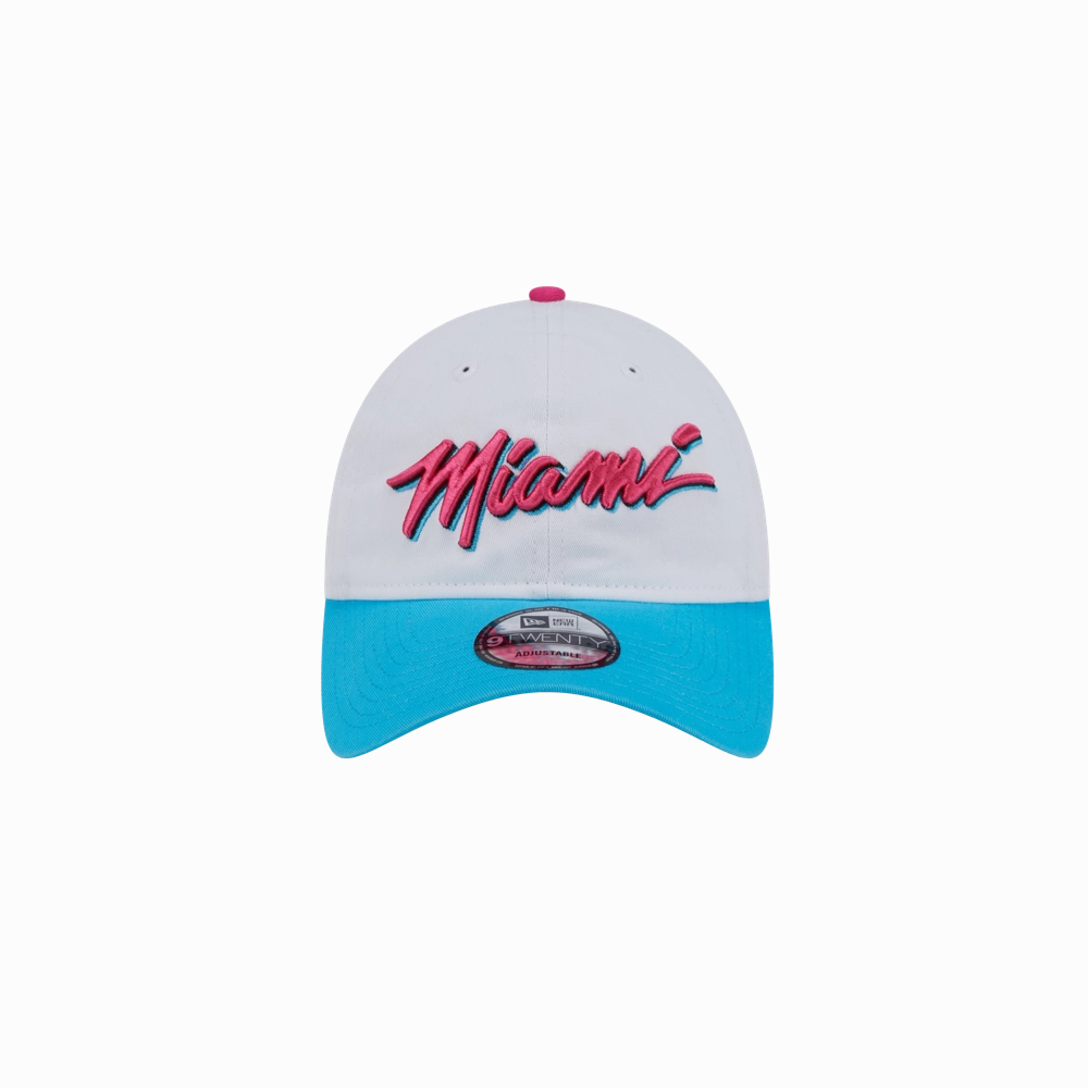 New Era Miami HEAT Original Vice Wordmark Dad Hat