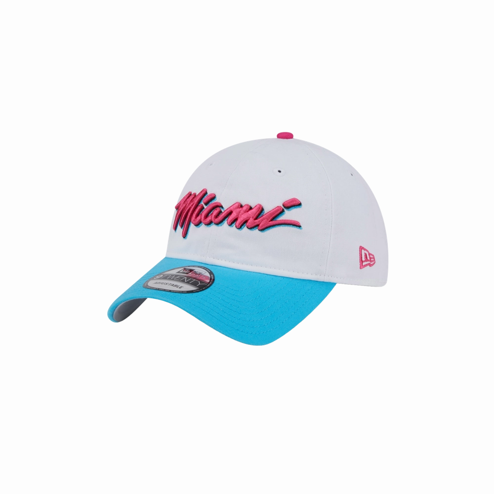 New Era Miami HEAT Original Vice Wordmark Dad Hat