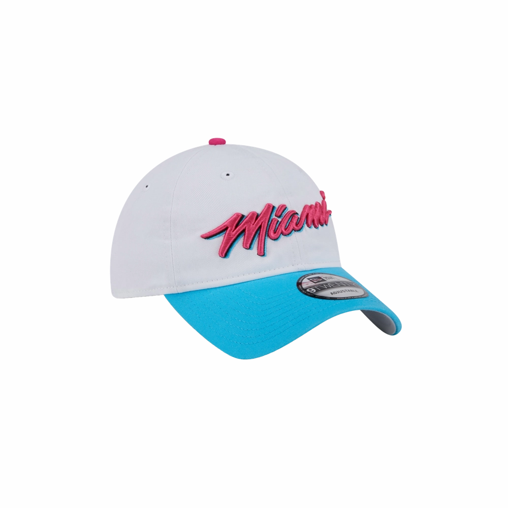 New Era Miami HEAT Original Vice Wordmark Dad Hat