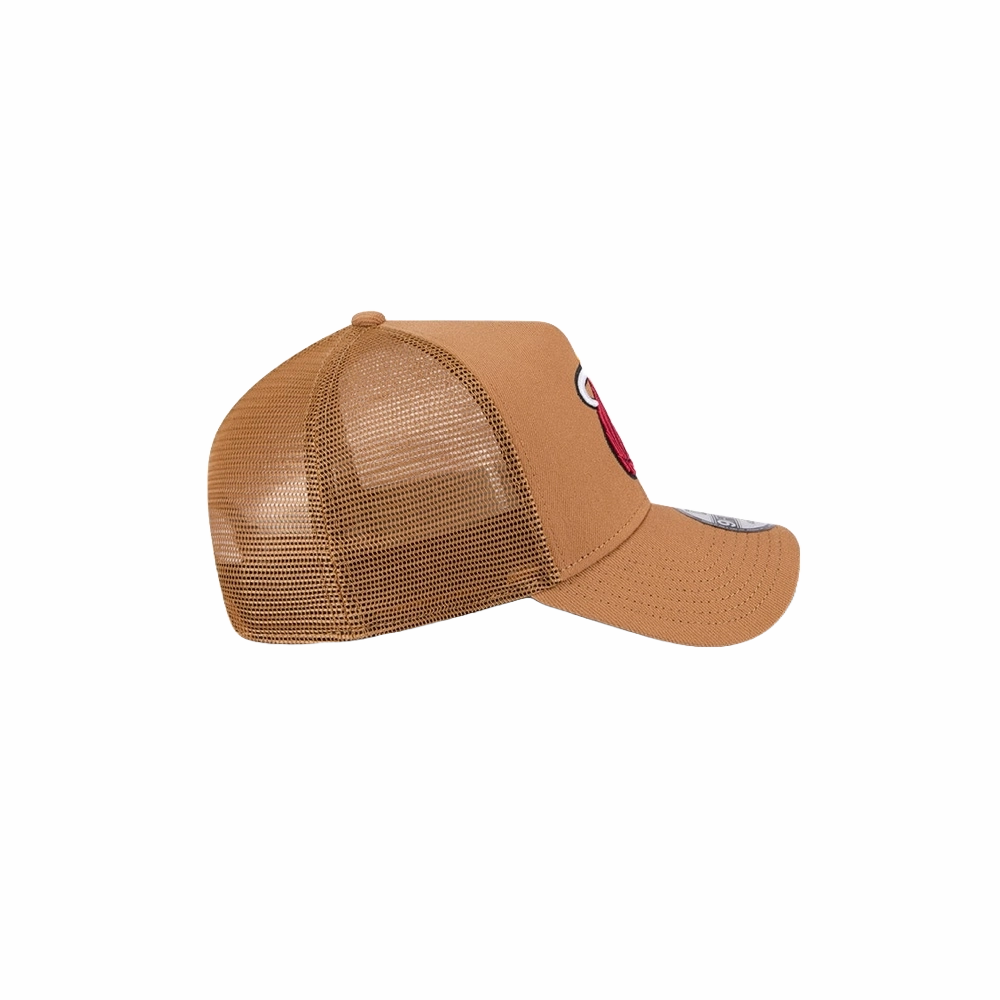 New Era Miami HEAT Tan Color Pack Trucker Dad Hat