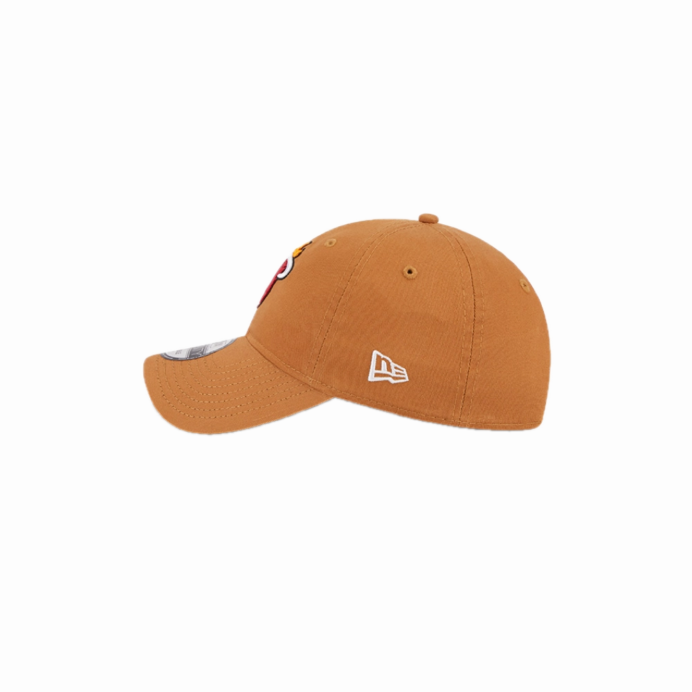 New Era Miami HEAT Tan Logo Dad Hat