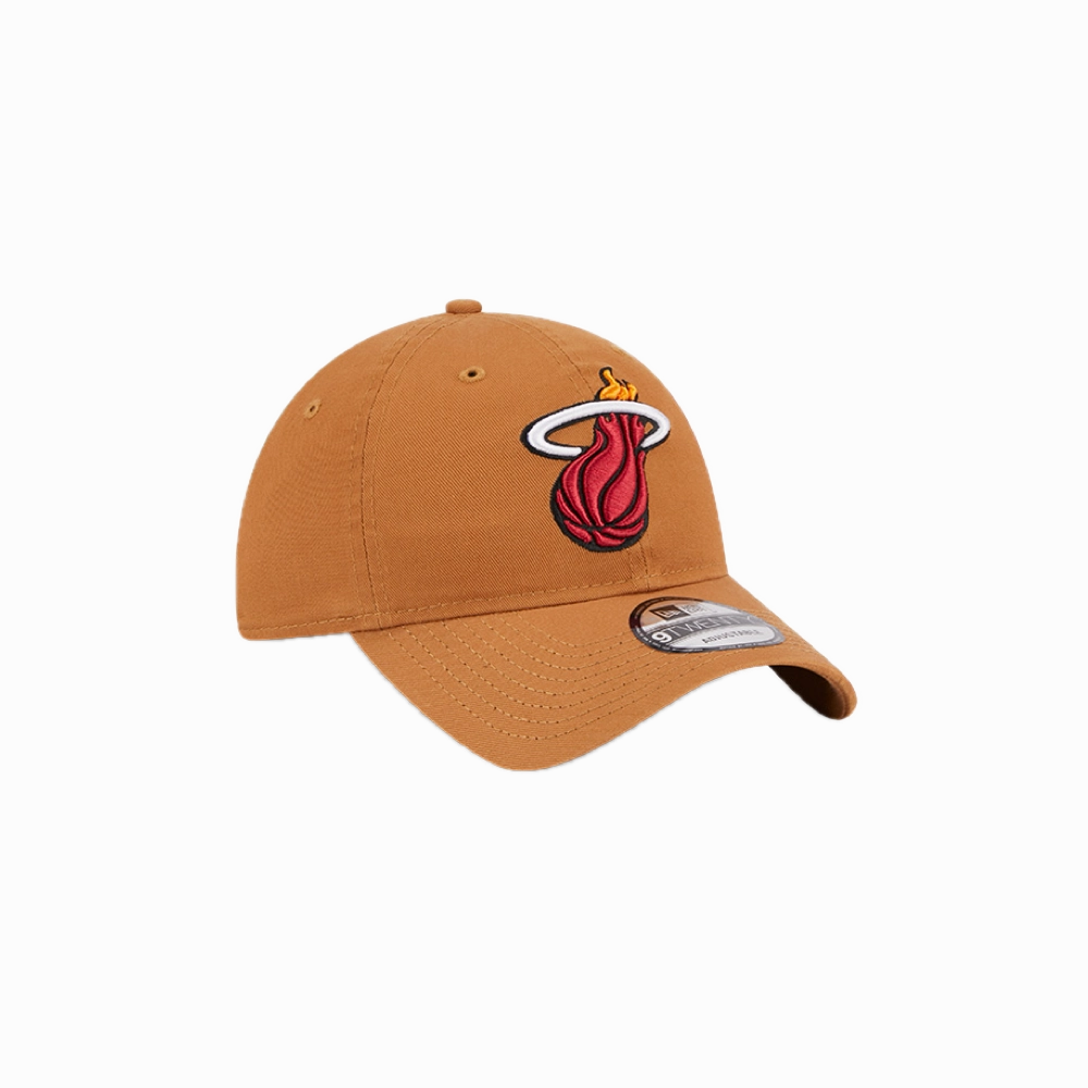 New Era Miami HEAT Tan Logo Dad Hat