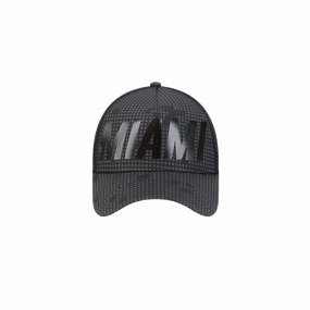 New Era Miami HEAT Tonal Text Trucker Hat