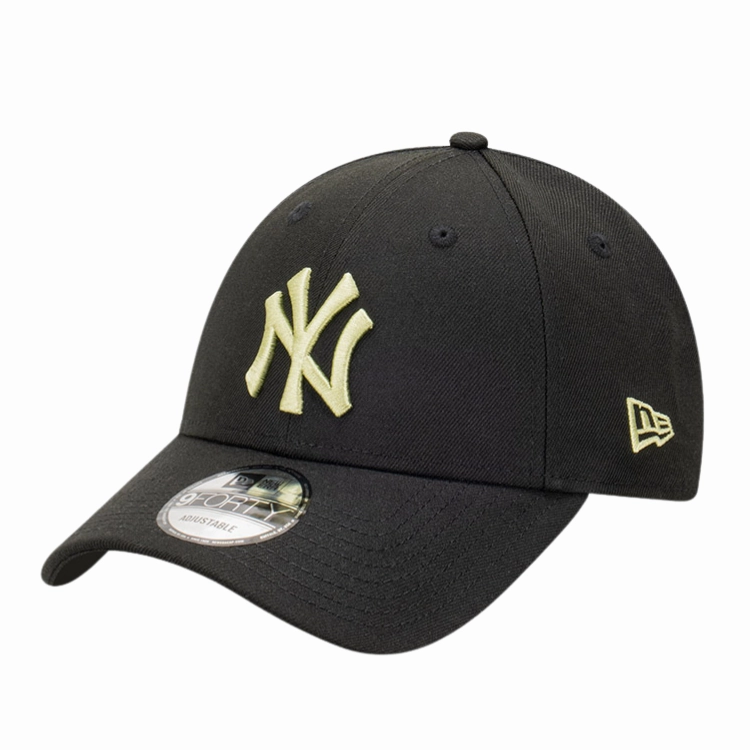 New Era New York Yankees 9FORTY Cap - Black/Bay Leaf