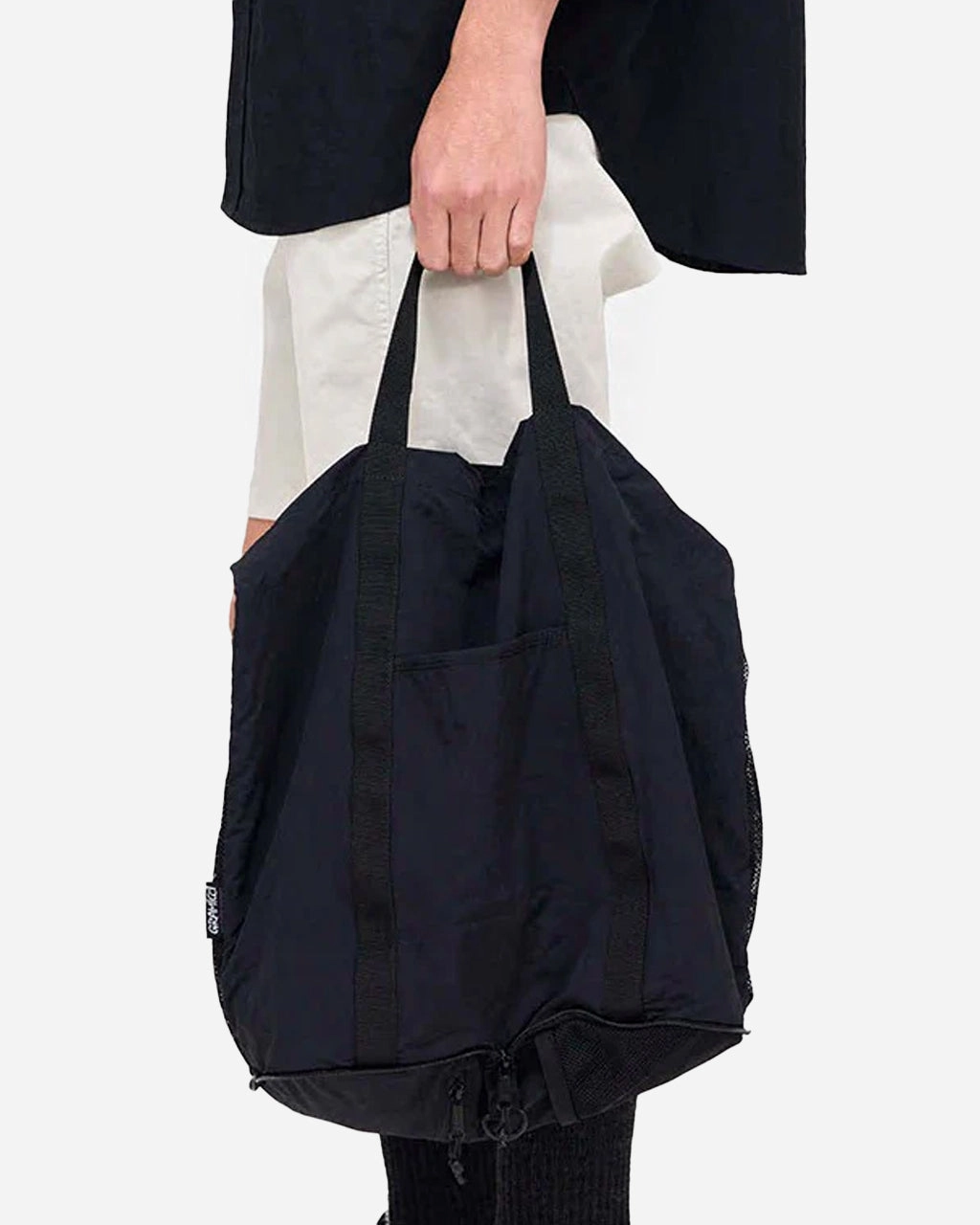 Nylon Packable Explorer Tote Black