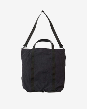 Nylon Packable Explorer Tote Black