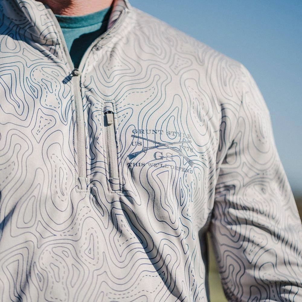 Overwatch 1/4 Zip - Topography