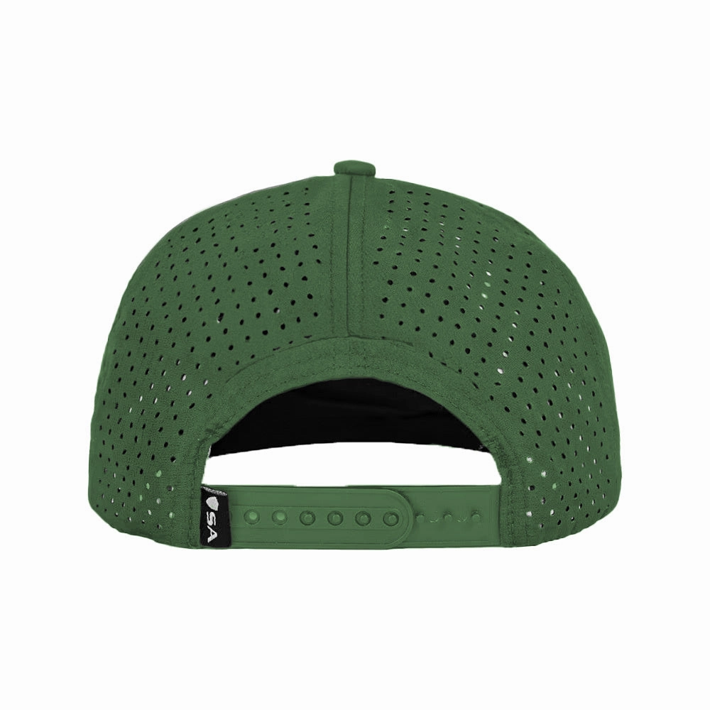 Performance Flat Bill Snapback | Golden State Stealth | Dark Green