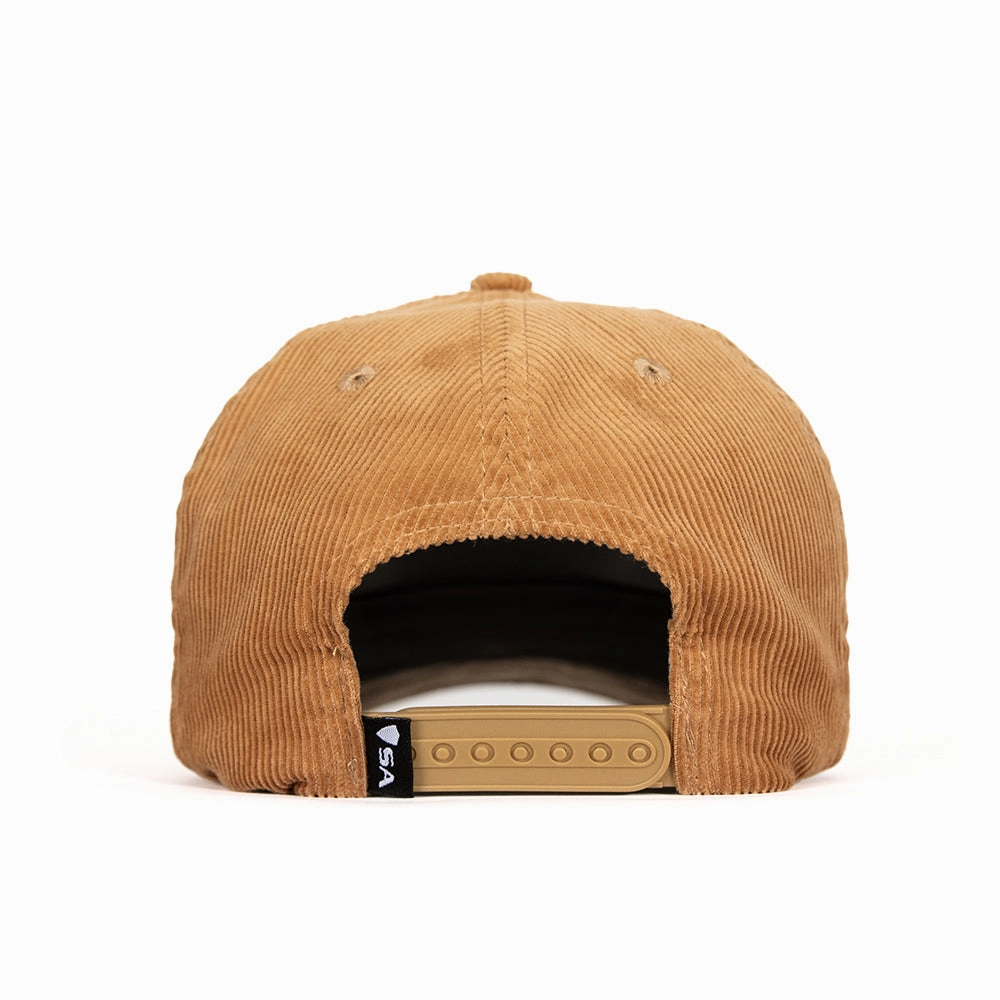 Performance Snapback | Corduroy Khaki