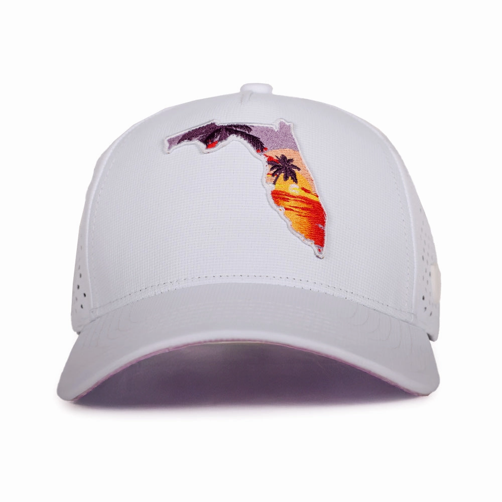 Performance Snapback | Sunshine View | White