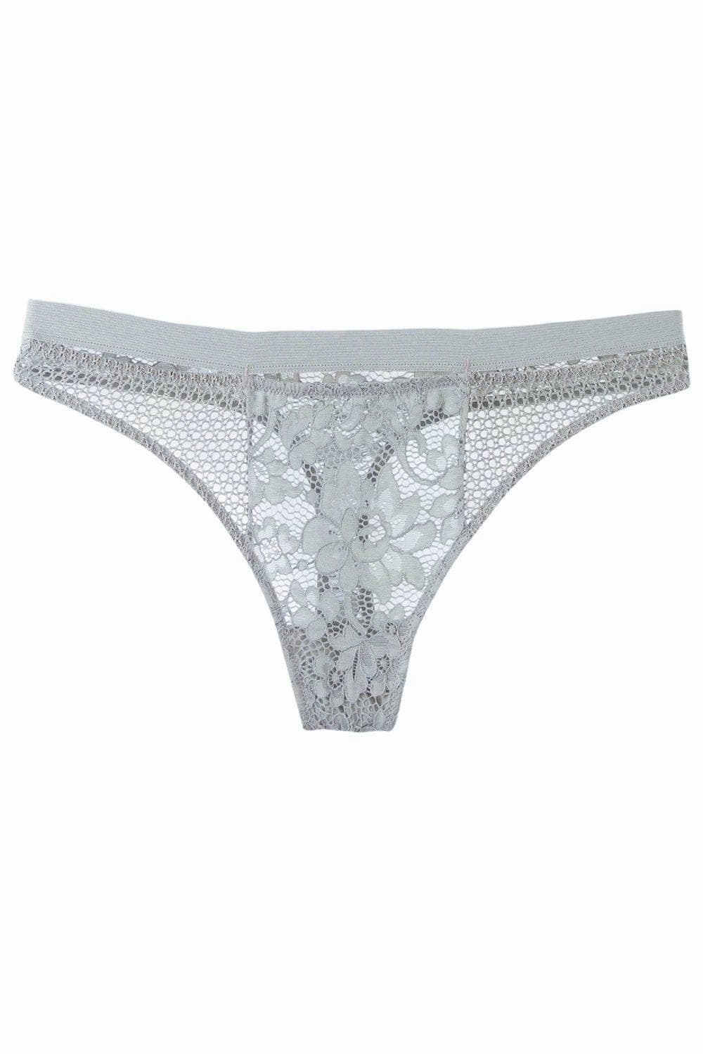 Petunia Thong in Blue Mist