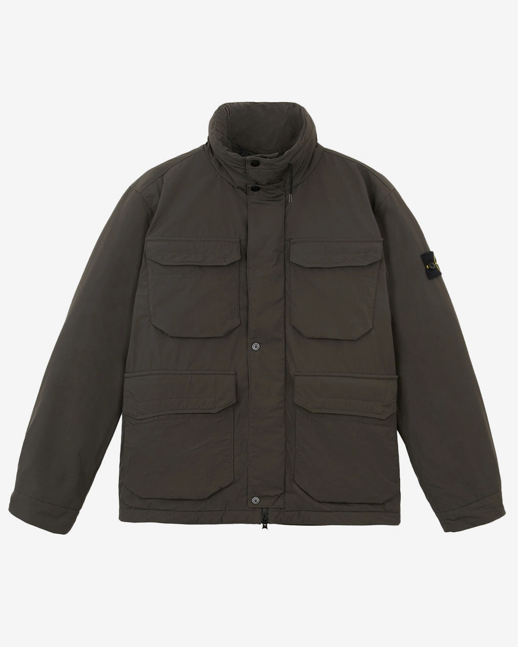 Polyester Micro Twill Field Jacket Charcoal Grey