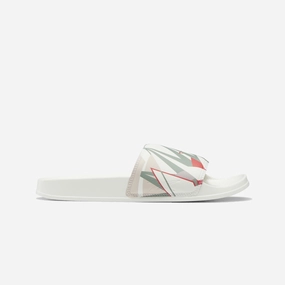 Reebok | CLASSIC SLIDE { CHALK/GREEN