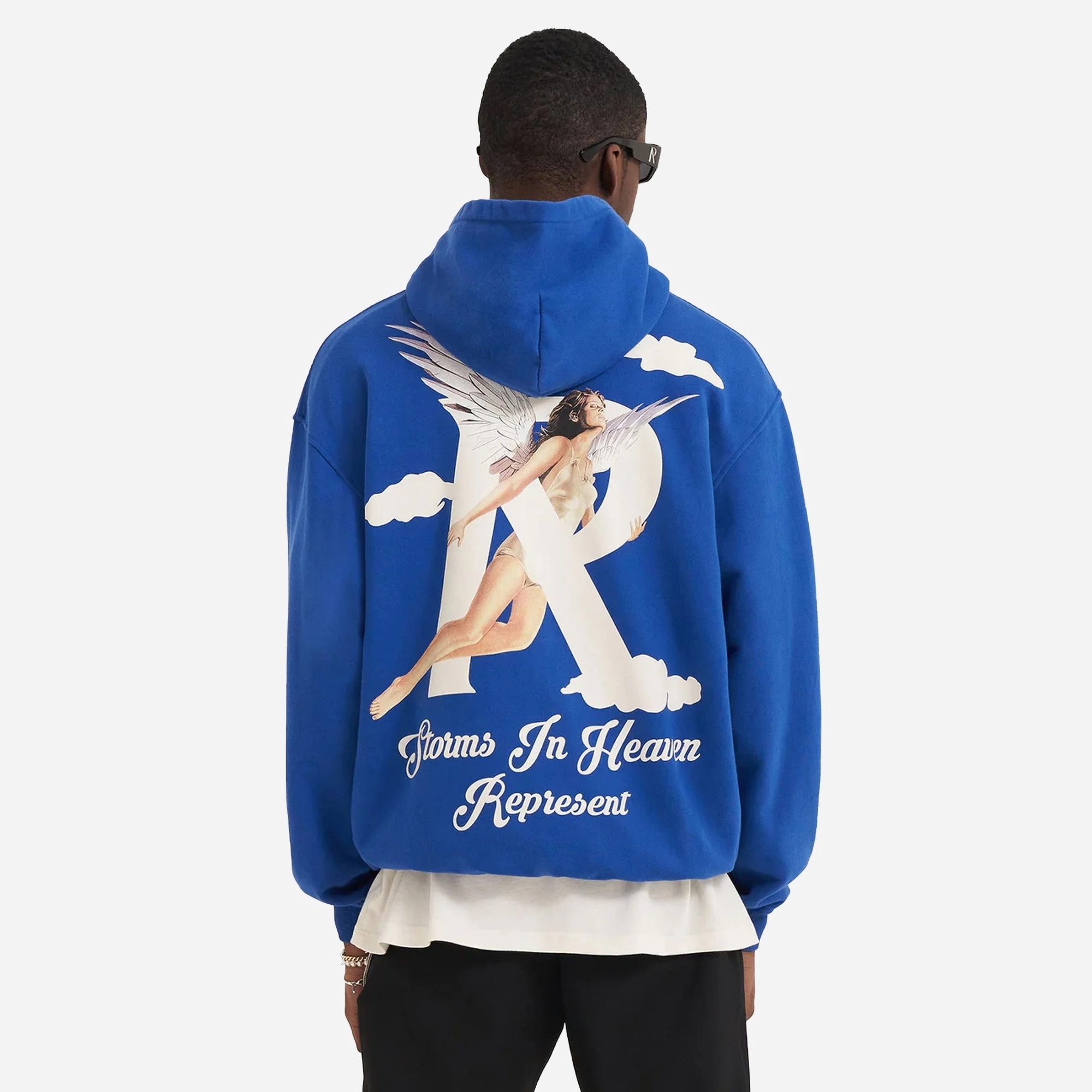 Represent | STORMS IN HEAVEN HOODIE  { COBALT