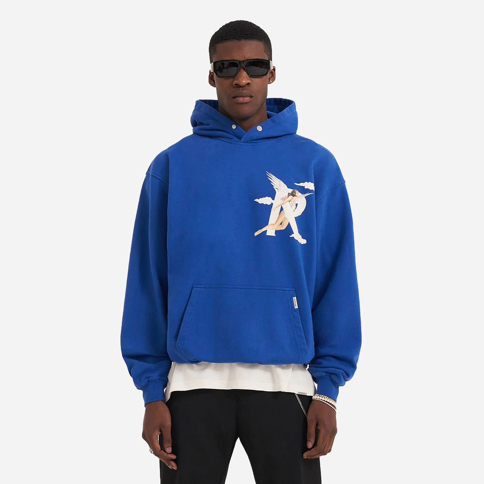 Represent | STORMS IN HEAVEN HOODIE  { COBALT