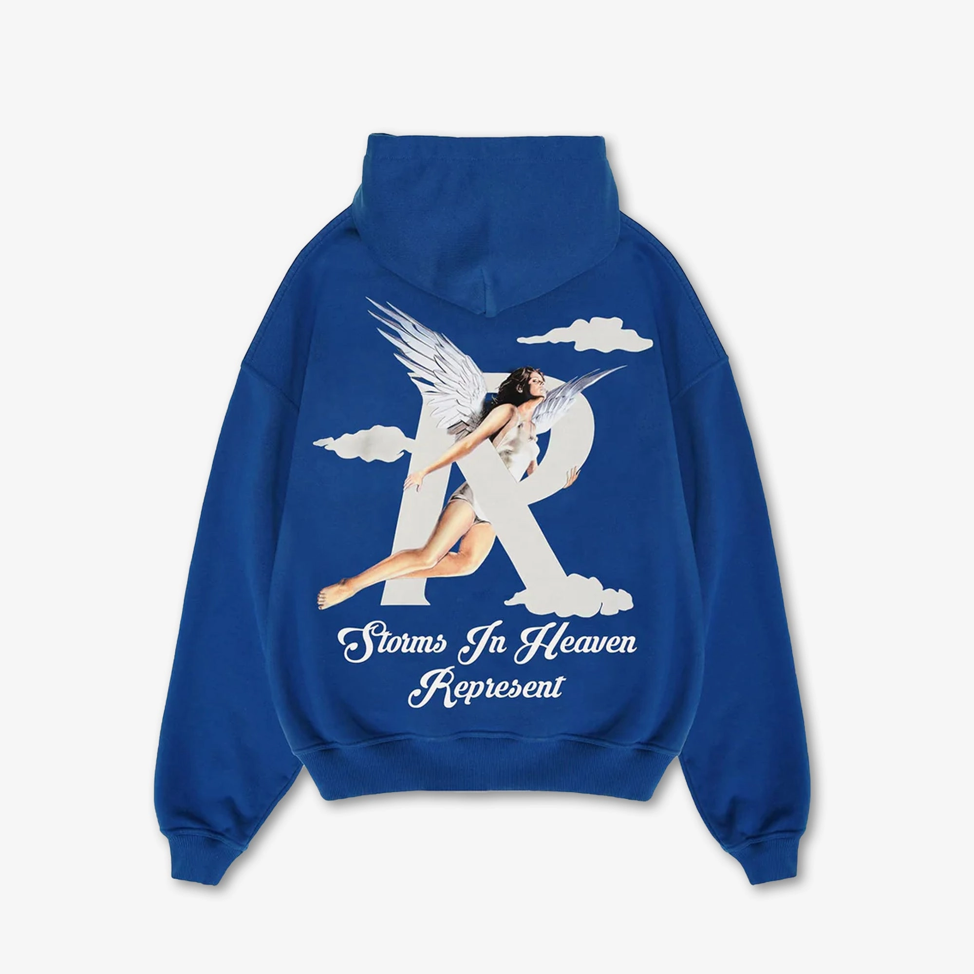 Represent | STORMS IN HEAVEN HOODIE  { COBALT