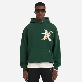 Represent | STORMS IN HEAVEN HOODIE  { RACING GREEN