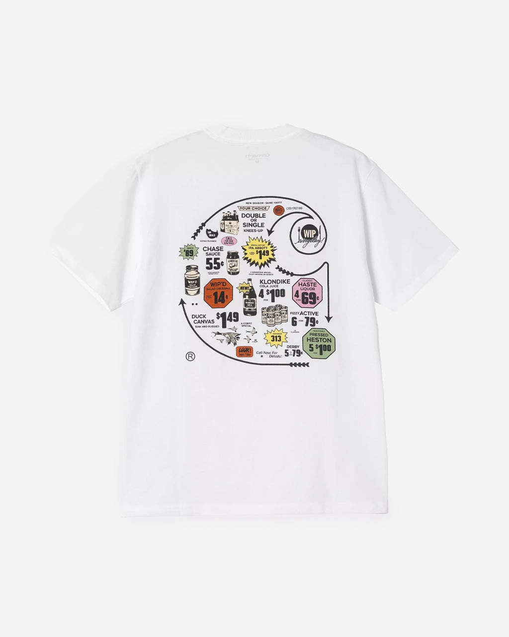 S/S Catalogue C Logo T-Shirt White