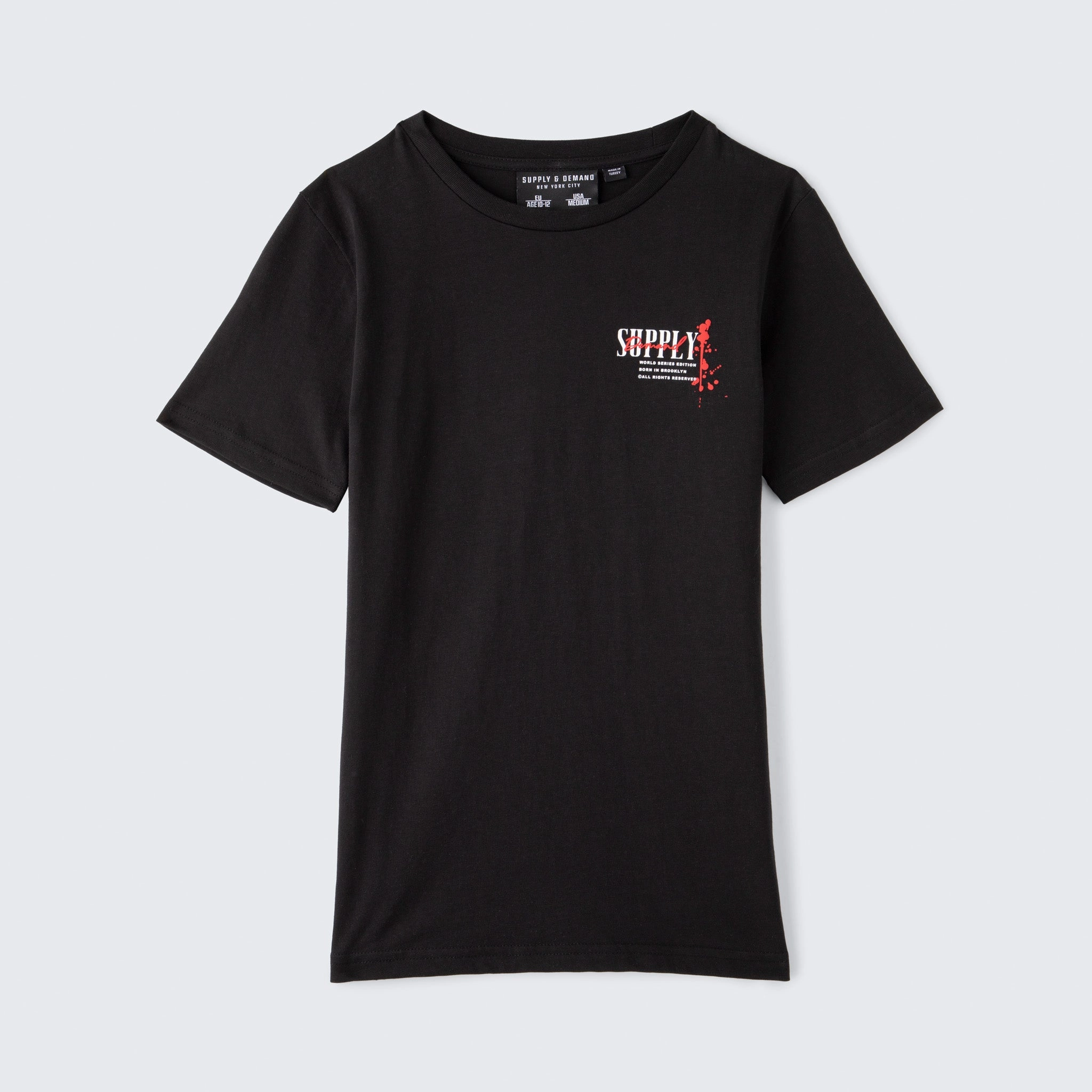 Supply & Demand Junior Boys' Jetter T-Shirt / Black