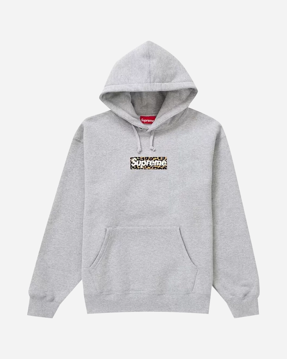 SUPREME FW24 SHANGHAI BOX LOGO ASH GREY HOODIE (NEW)