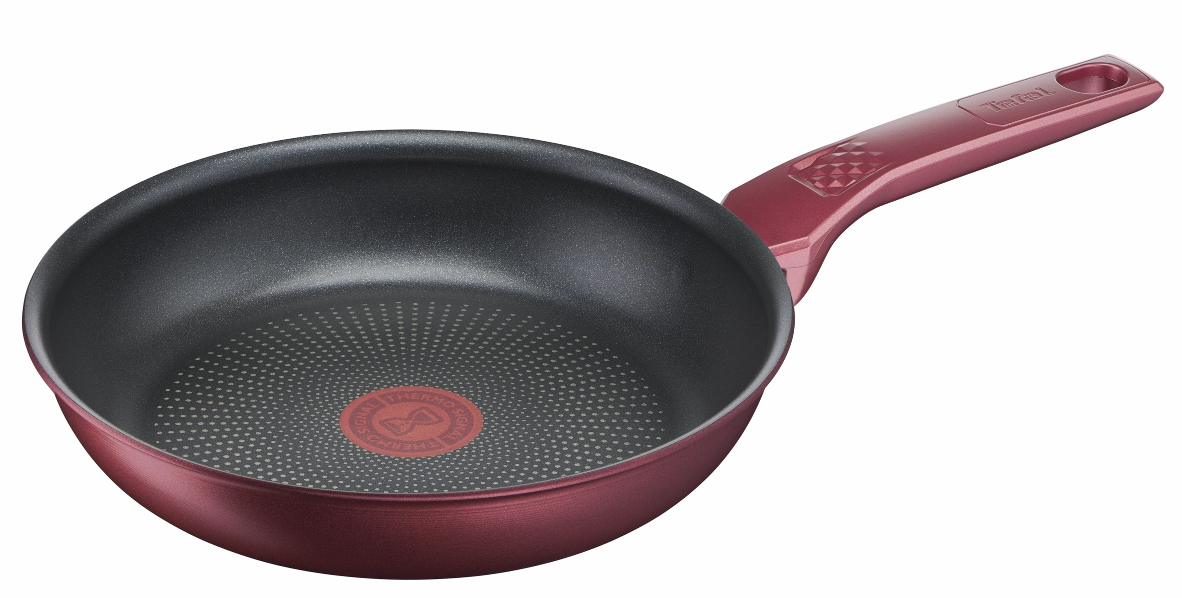 Tefal Daily Chef Red Non-Stick Induction Twin Pack Frypan Set 22/28cm