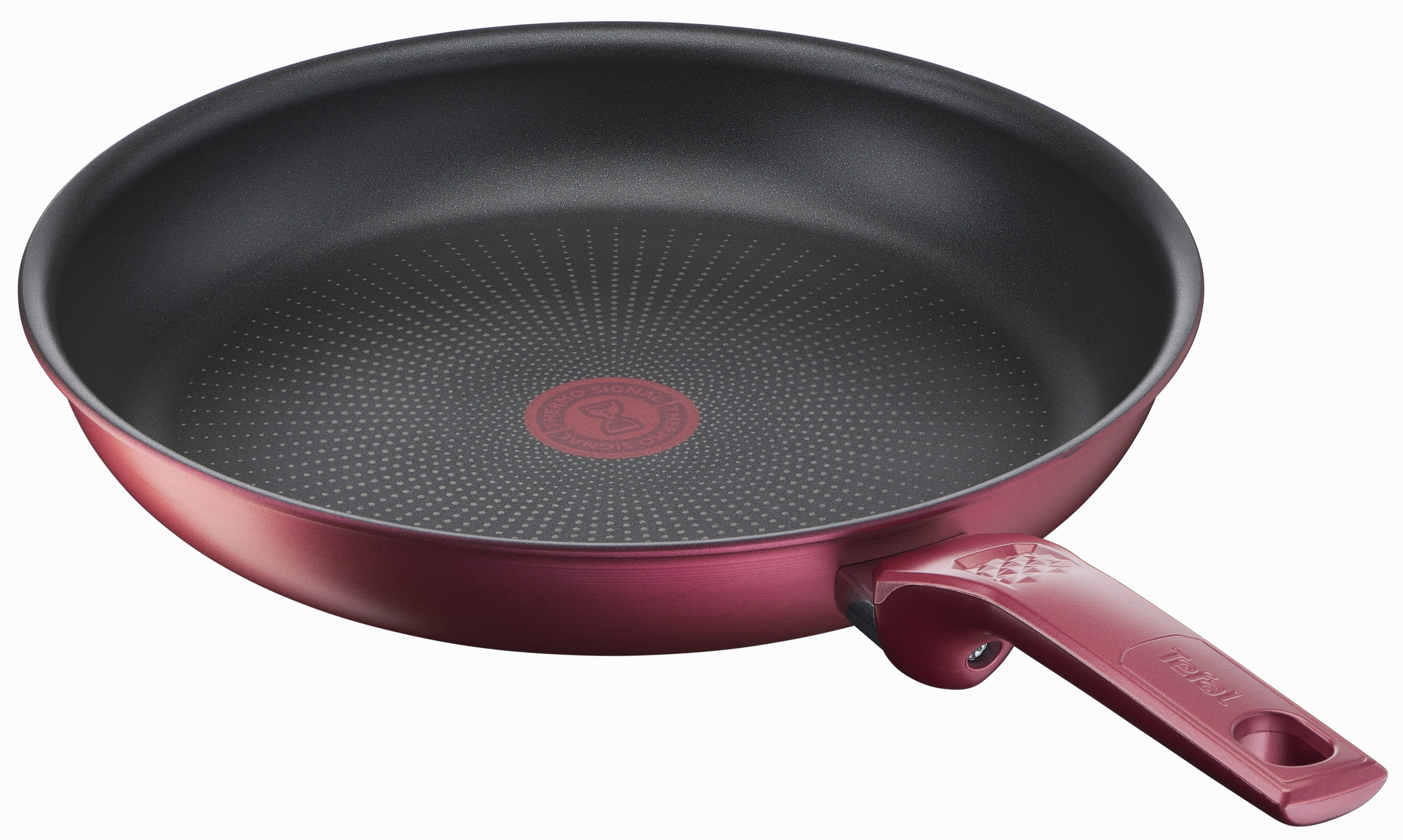 Tefal Daily Chef Red Non-Stick Induction Twin Pack Frypan Set 22/28cm