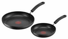 Tefal Specialty Hard Anodised Non-Stick Twin Pack Frypans 20/26cm