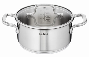 Tefal Virtuoso Stainless Steel Induction Stewpot 24cm/4.7L   Lid