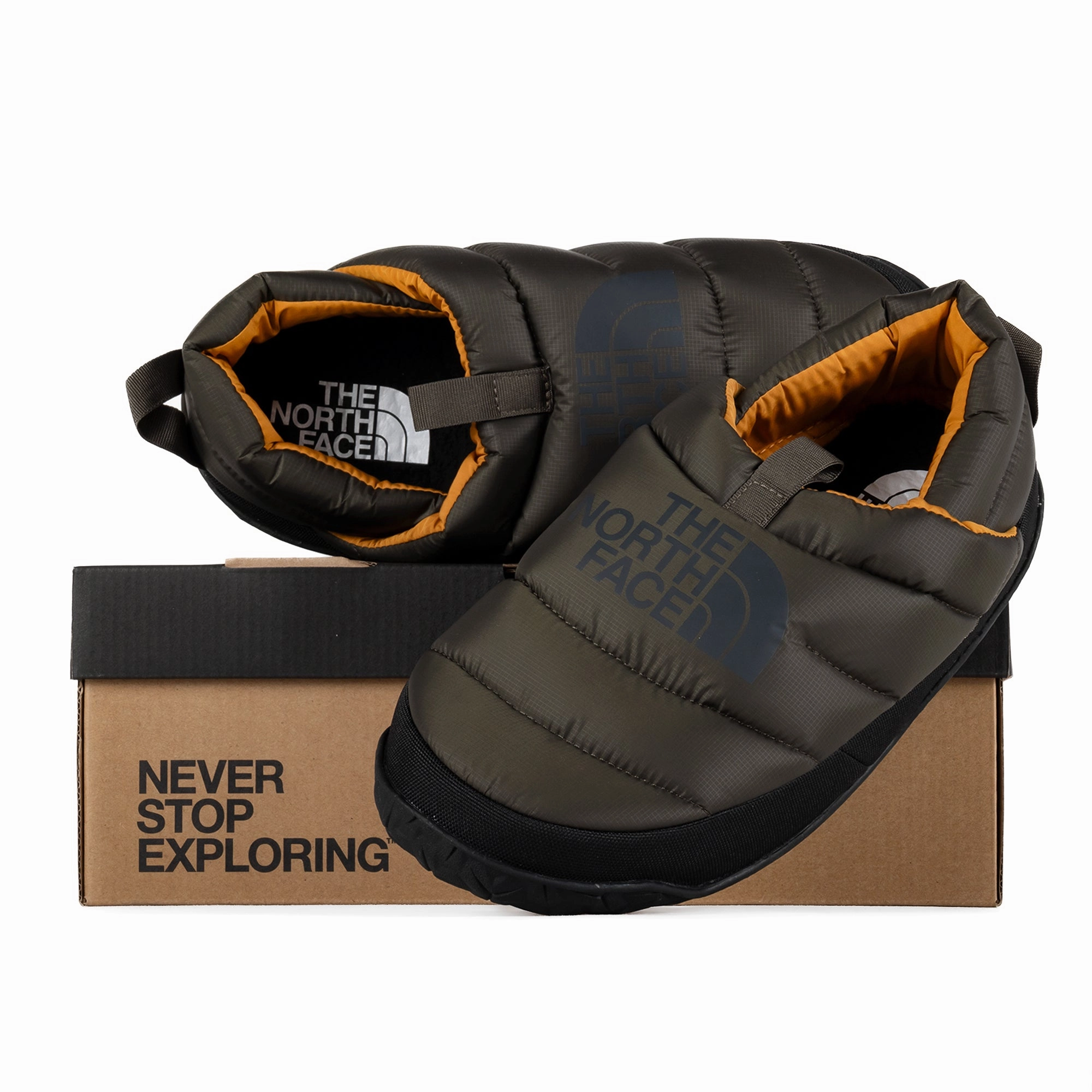 The North Face Nuptse Mule New Taupe Green/TNF Black NF0A5G2FBQW