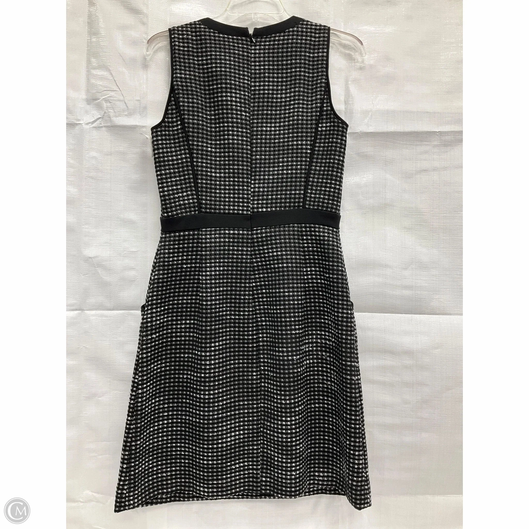 Top 3/4 Sleeve By Jm Collections In Black & White, Size: L