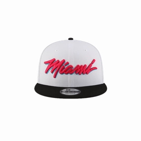 Tyler Herro New Era Original Vice Optic White Snapback