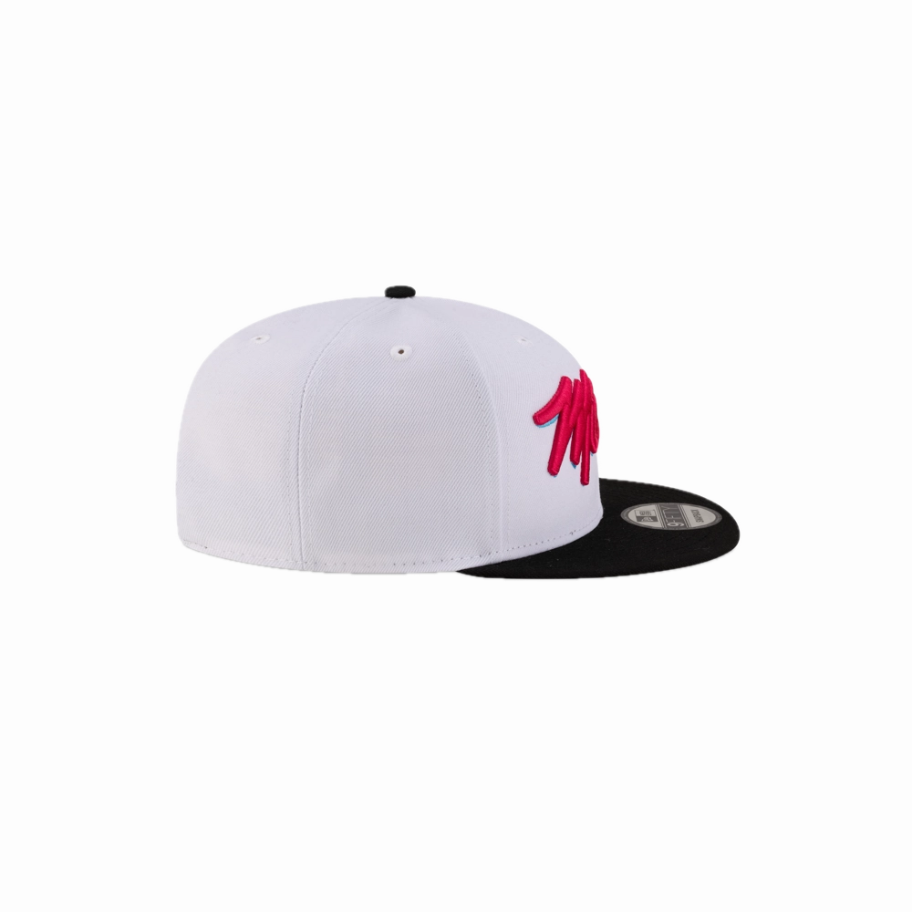 Tyler Herro New Era Original Vice Optic White Snapback