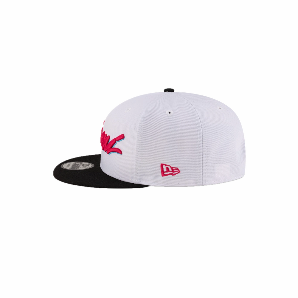 Tyler Herro New Era Original Vice Optic White Snapback