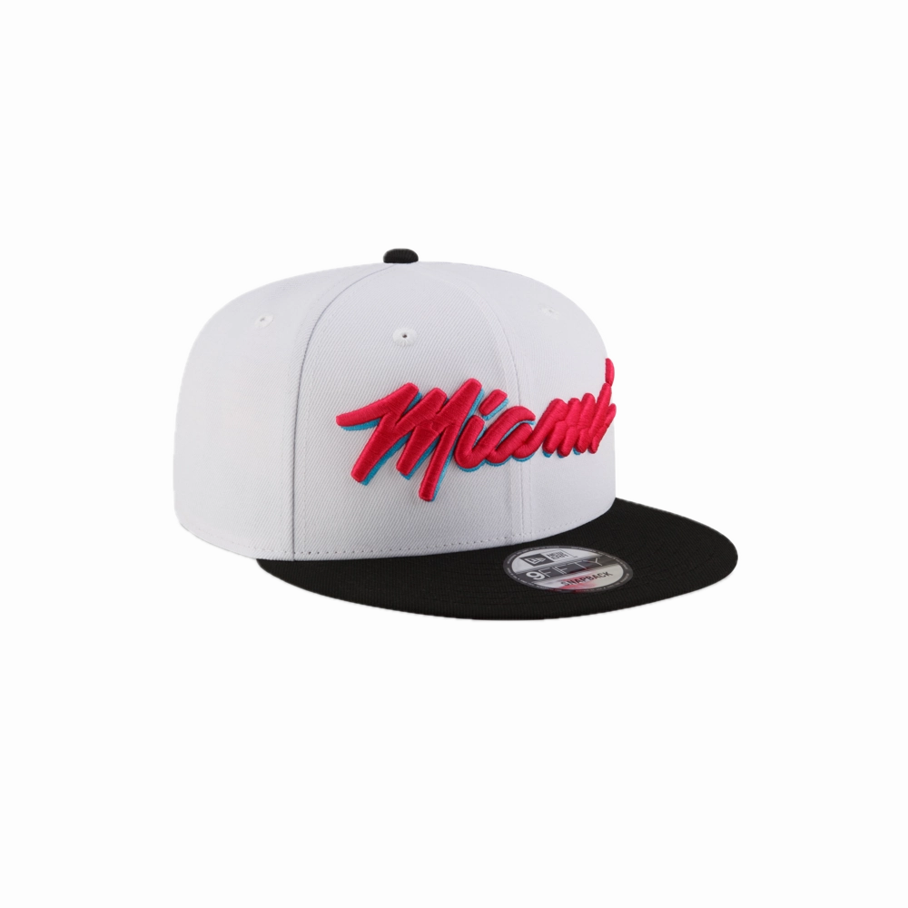 Tyler Herro New Era Original Vice Optic White Snapback