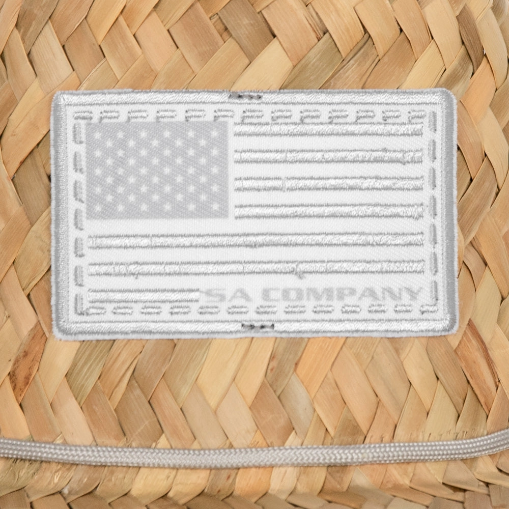 Under Brim Straw Hat | Geo Camo Ghost