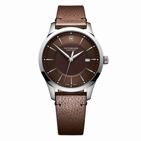 Victorinox Swiss Army Alliance Brown Dial Leather Men's Watch 241805