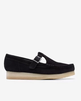 WMNS Wallabee T Bar 'Black Suede'